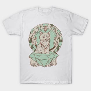 Rust Sage 7 Cats and Ancient Stones T-Shirt